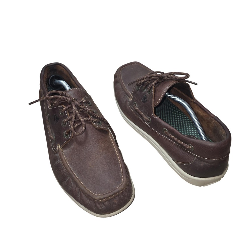 SAS Tripad Comfort Shoes Mens Size 12.5 M Brown Leather Boat Lace Up Casual